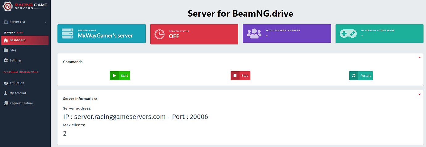 beammp host server