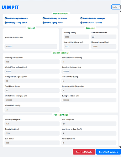UIMPIT Configuration Editor